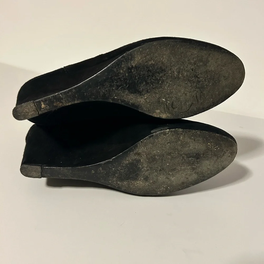 Tory Burch Boots Irene Wedge Tall Suede - size 9 - Picture 6 of 6